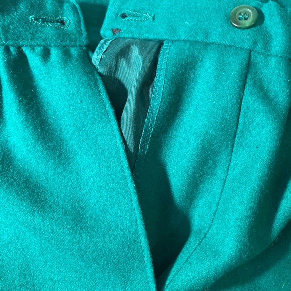 Vintage Pendleton Virgin Wool Women's Skirt Green Size 12 - Picture 6 of 13